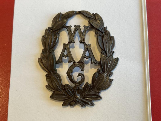 Gradia Militaria -  WW1 Womens Army Auxillery Corps (W.A.A.C) Officers cap badge