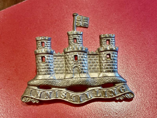 Gradia Militaria -  Royal Inniskilling Fusiliers s/plated Pipers badge