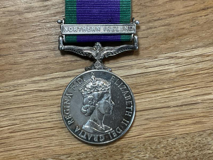 Gradia Militaria -  Northern Ireland G.S.M Pte W.BARLOW GREEN HOWARDS