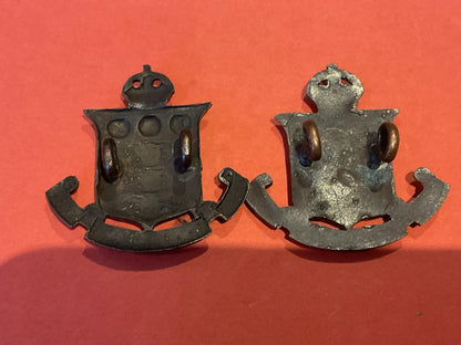 WW2 Officers Indian Army ordnance Corps collar badges.