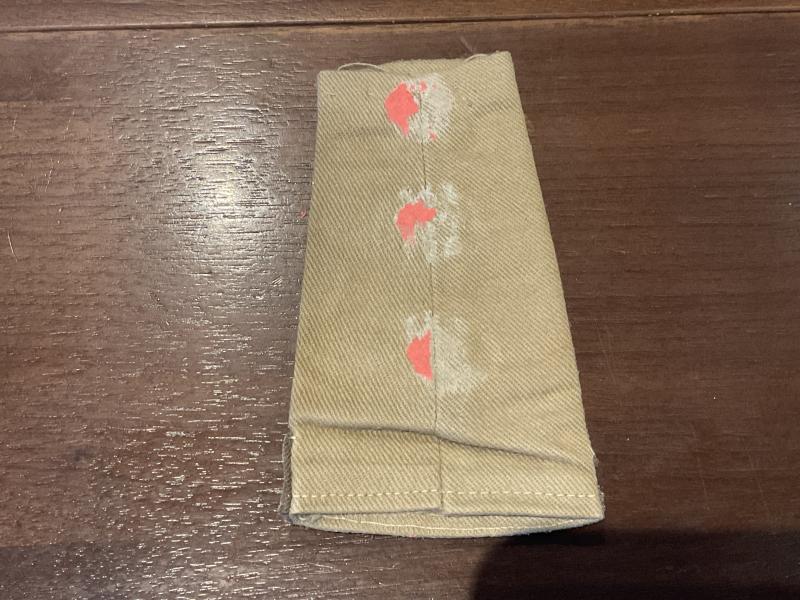 WW2 I.A.O.C Captains rank slide, theatre made.