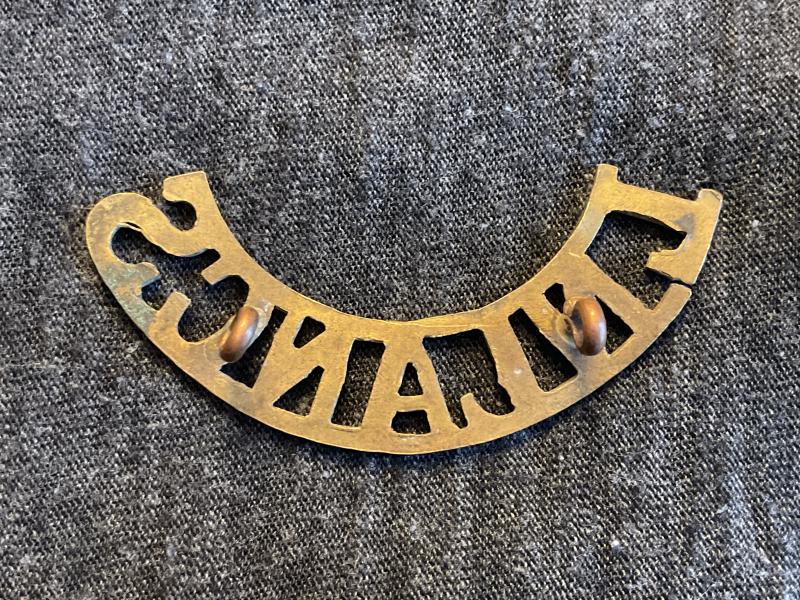 Pre 1900 Loyal North Lancashire Regiment shoulder title