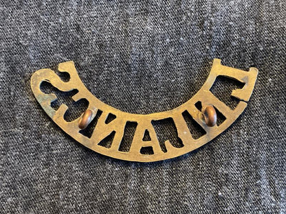 Pre 1900 Loyal North Lancashire Regiment shoulder title