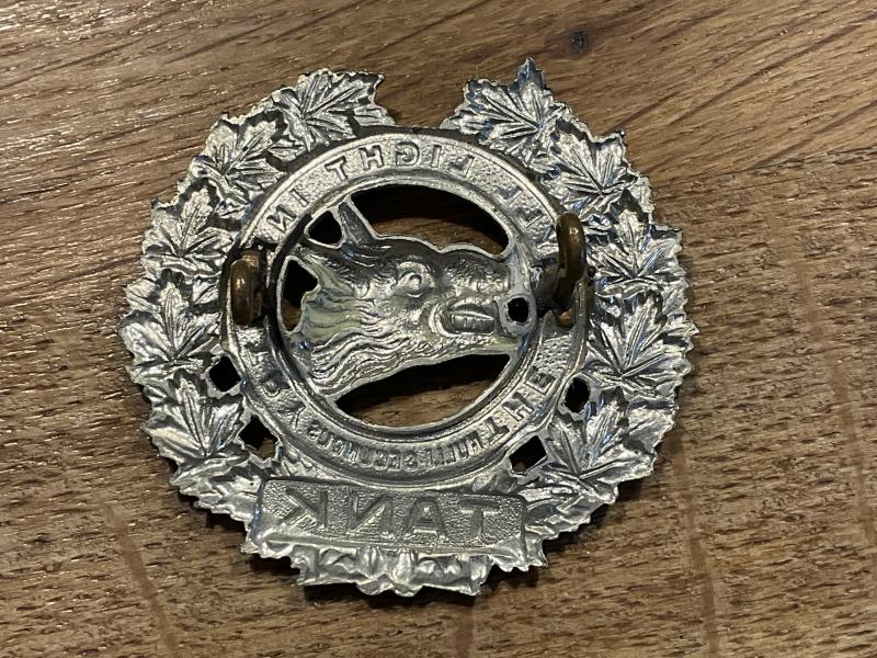 Canadian, The Argyll Light Infantry (Tank) cap badge