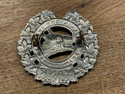 Canadian, The Argyll Light Infantry (Tank) cap badge
