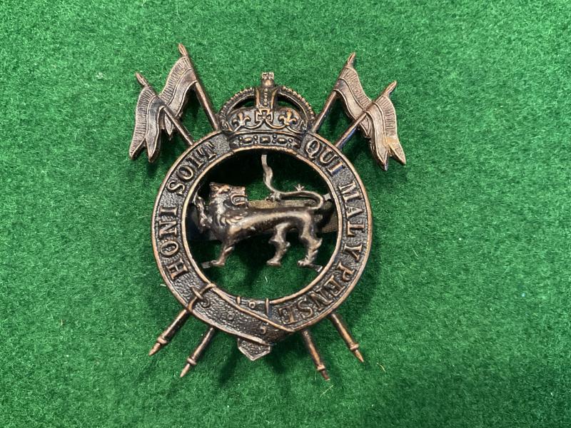Gradia Militaria -  WW2 Indian Army 2nd Royal Lancers (Gardners Horse) OSD cap badge