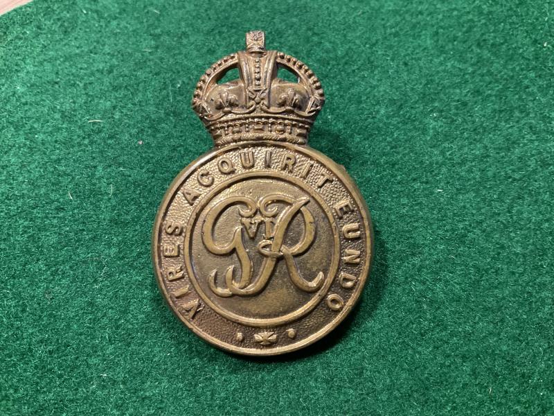 Gradia Militaria -  George VI Royal Military College cap badge