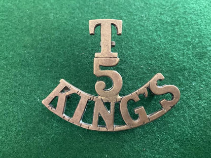 Gradia Militaria -  T5 KINGS (Kings Liverpool 5th Terrotorial Bn) title