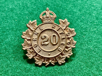 Gradia Militaria -  Canadian Militia; 20th Halton Battalion, Lorne Rifles collar