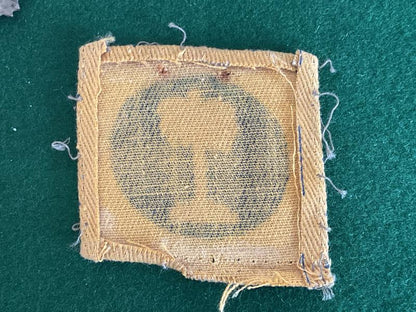 West Africa Gold Coast District printed formation sign.