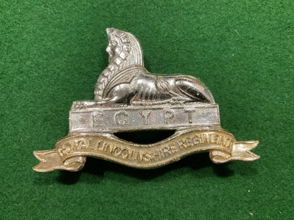 Gradia Militaria -  Anodised Royal Lincolnshire Regiment cap badge.