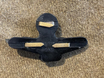 WW2 R.A.F economy plastic officers side cap badge.