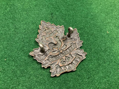WW1 CEF 143rd Infantry Battalion, B.C Bantams cap badge.
