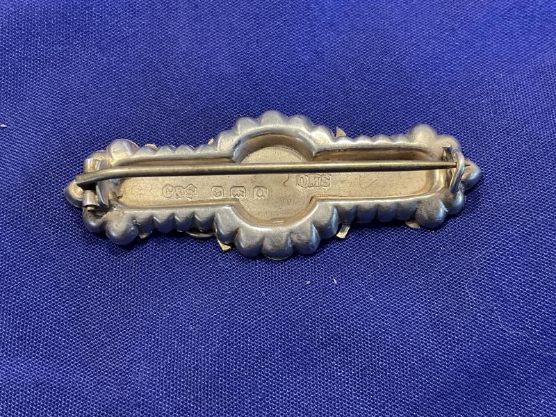 Royal Scots Fusiliers 1913 hallmarked silver sweetheart