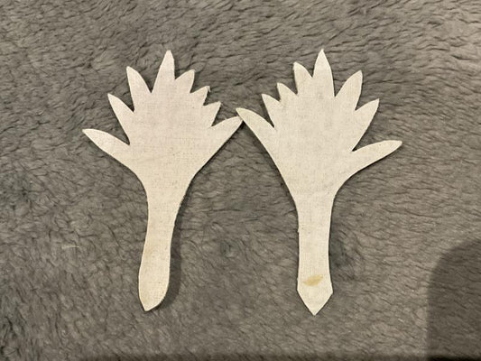 Gradia Militaria -  Welsh Guards officers full dress bullion collar badges.