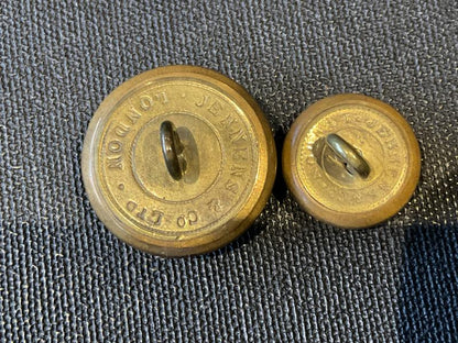 Q.V.C Yorkshire Dragoons Yeomanry Cavalry buttons.