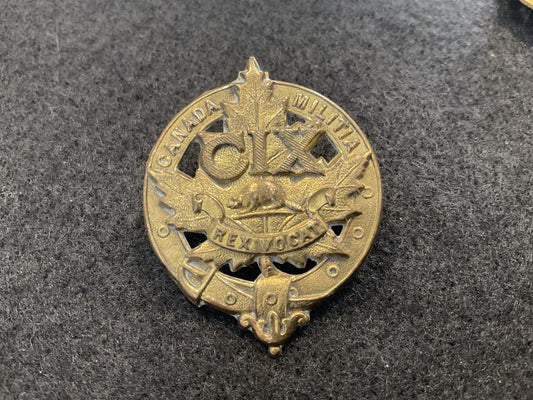 Gradia Militaria -  109th Canadian Militia cap badge