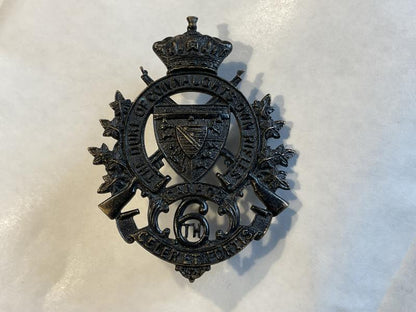 Gradia Militaria -  Pre WW1 Canadian, 6th Duke of Connaughts Own cap badge.