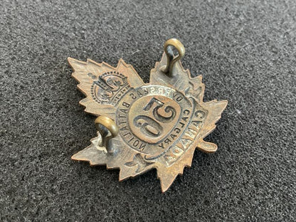 WW1 C.E.F 56th Infantry Calgary Battalion cap badge.