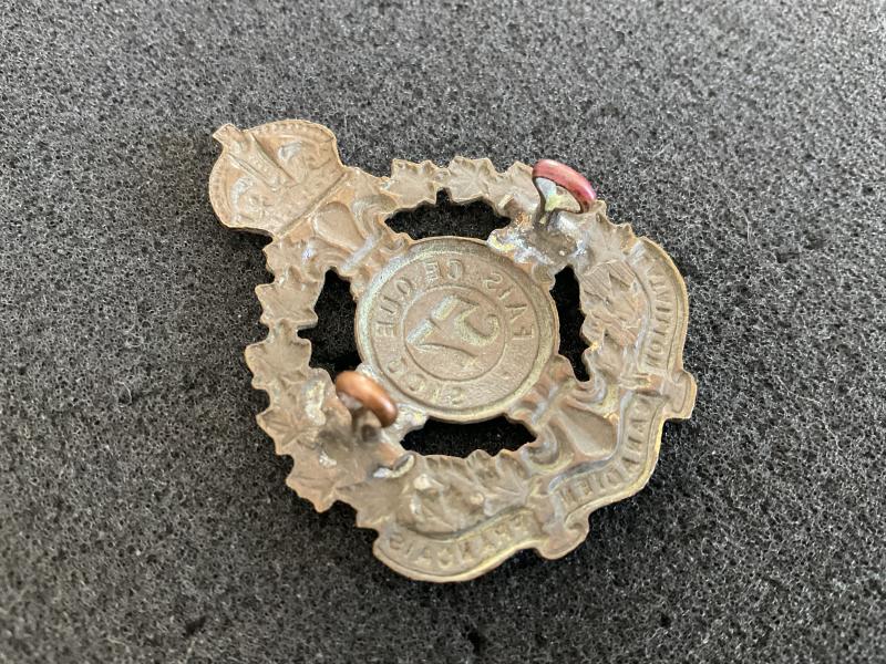 WW1 C.E.F 57th Canadiens Francais Infantry Battalion cap badge.