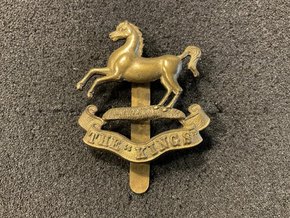 Gradia Militaria -  WW1 economy 5th Battalion, The Kings Liverpool Regiment Cap badge.