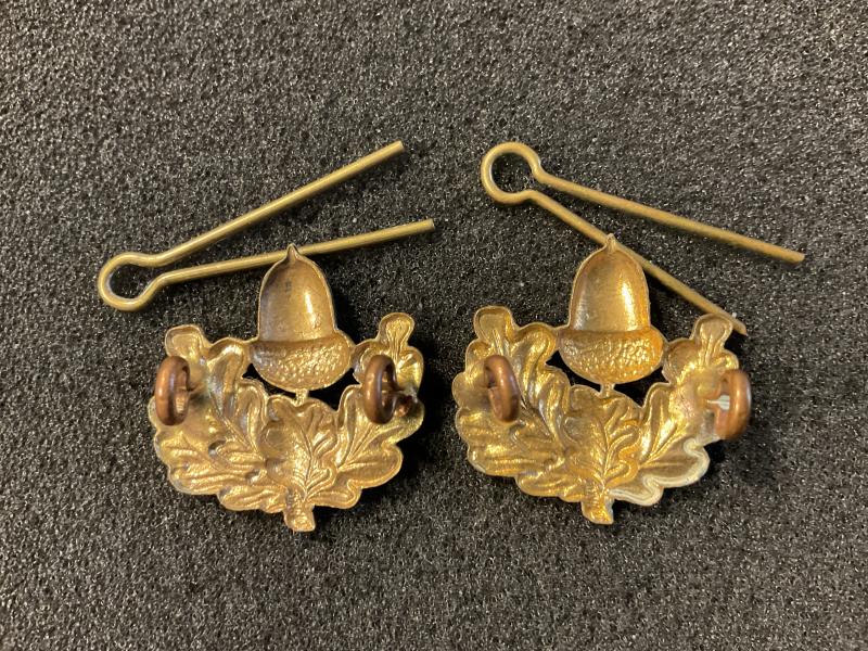 The Cheshire Regiment collar badges.