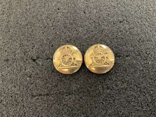 Gradia Militaria -  WW1/2 Royal Artillery officers 16mm hat buttons