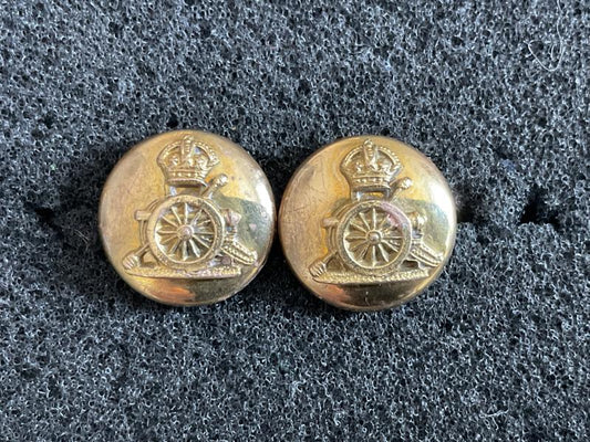 Gradia Militaria -  WW1/2 Royal Artillery officers hat buttons