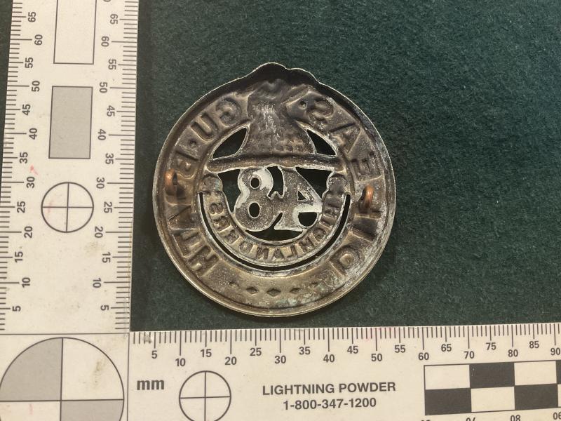48th Highlanders of Canada glengarry badge.