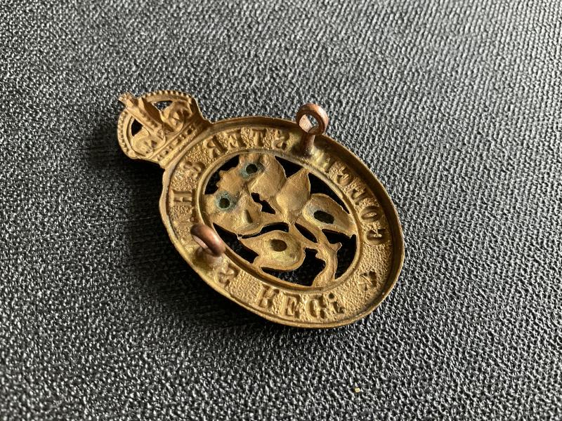Canada; Officers Colchester & Hants Regiment cap badge.