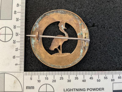 Post 1911 Uganda Protectorate officers pagri badge.