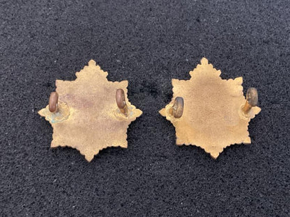Guyana Defence Force collar badges, circa 1960-70s