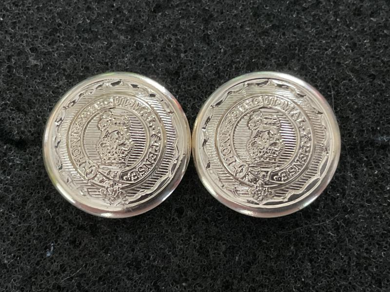 Gradia Militaria -  Anodised 15/19th The Kings Hussars small hat buttons.