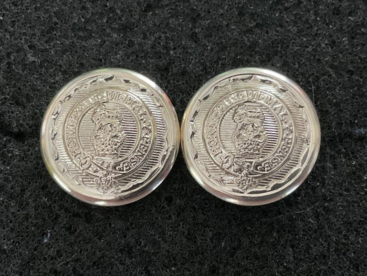 Gradia Militaria -  Anodised 15/19th The Kings Hussars small hat buttons.