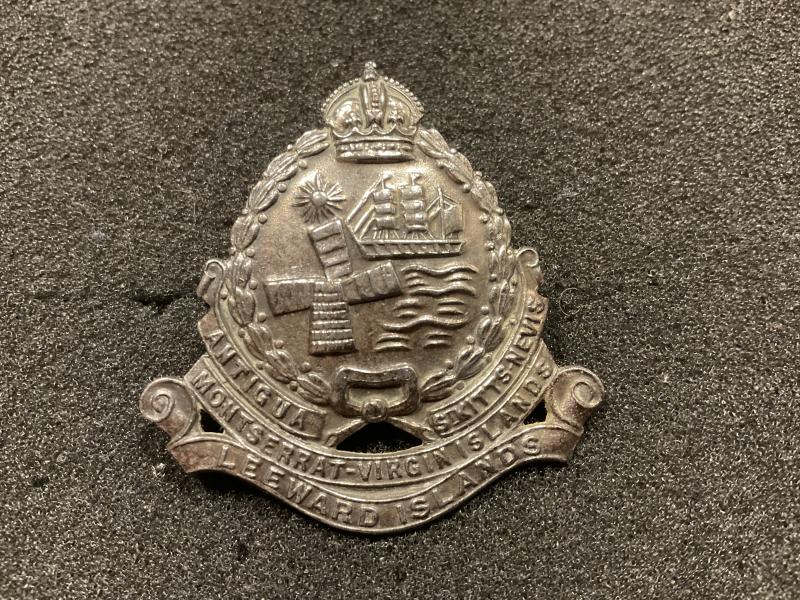 Gradia Militaria -  The Leeward Islands Battalion 1943-45 cap badge