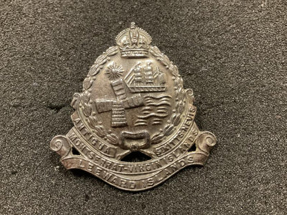 Gradia Militaria -  The Leeward Islands Battalion 1943-45 cap badge