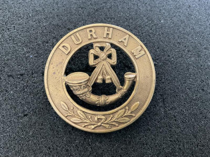 Gradia Militaria -  Victorian Durham Light Infantry helmet plate centre.