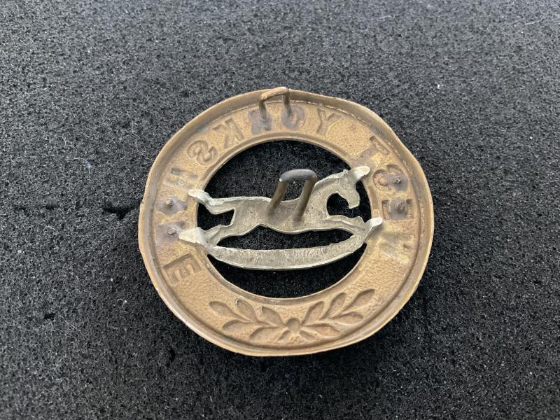 Victorian West Yorkshire Regiment helmet plate centre.