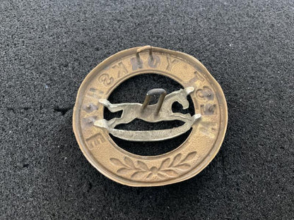 Victorian West Yorkshire Regiment helmet plate centre.