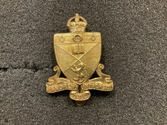 Gradia Militaria -  St Andrews O.T.C cap badge.
