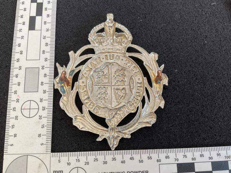 K/C Leeward Island Police Helmet plate circa 1910