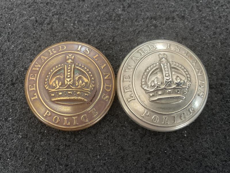 Gradia Militaria -  Post 1902 Leeward Islands Police buttons by BLACKMORE
