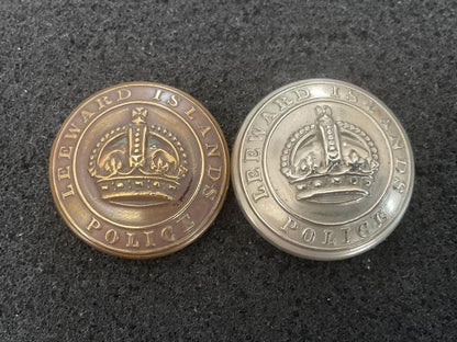 Gradia Militaria -  Post 1902 Leeward Islands Police buttons by BLACKMORE