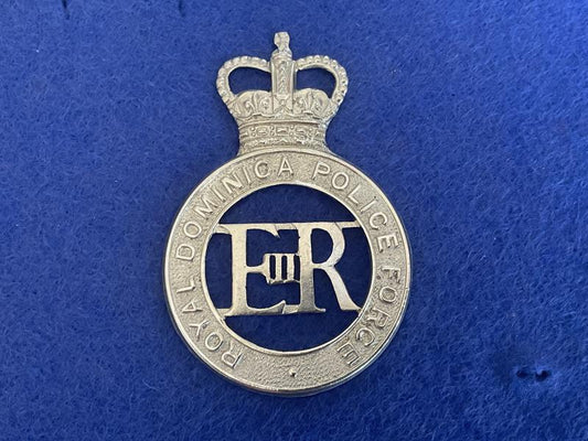 Gradia Militaria -  Q/C Royal Dominica Police Force helmet plate.