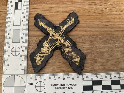 British/ Commonwealth gold bullion marksmans badge.