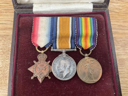 WW1 Mons trio boxed miniature set made by Gaunt.