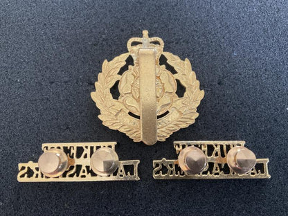 Duke of Lancasters Regt cap & collar badges.