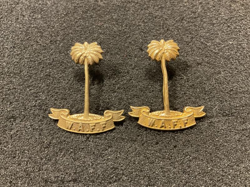 Gradia Militaria -  W.A.F.F Officers collar badges 1897-1928 by Dowler.