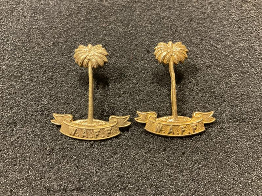 Gradia Militaria -  W.A.F.F Officers collar badges 1897-1928 by Dowler.