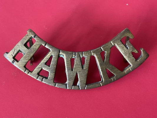Gradia Militaria -  WW1 HAWKE Royal Naval Division shoulder title.